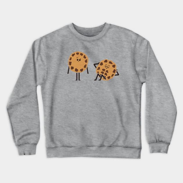 Cookie Abs Crewneck Sweatshirt by HandsOffMyDinosaur